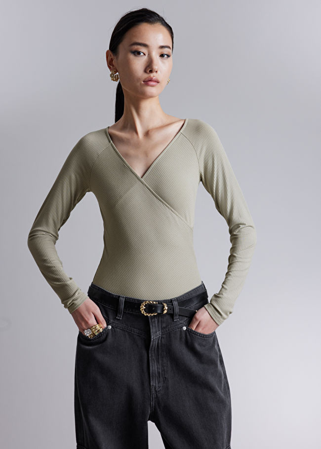 Off-Shoulder Wrap Bodysuit | & Other Stories (EU + UK)