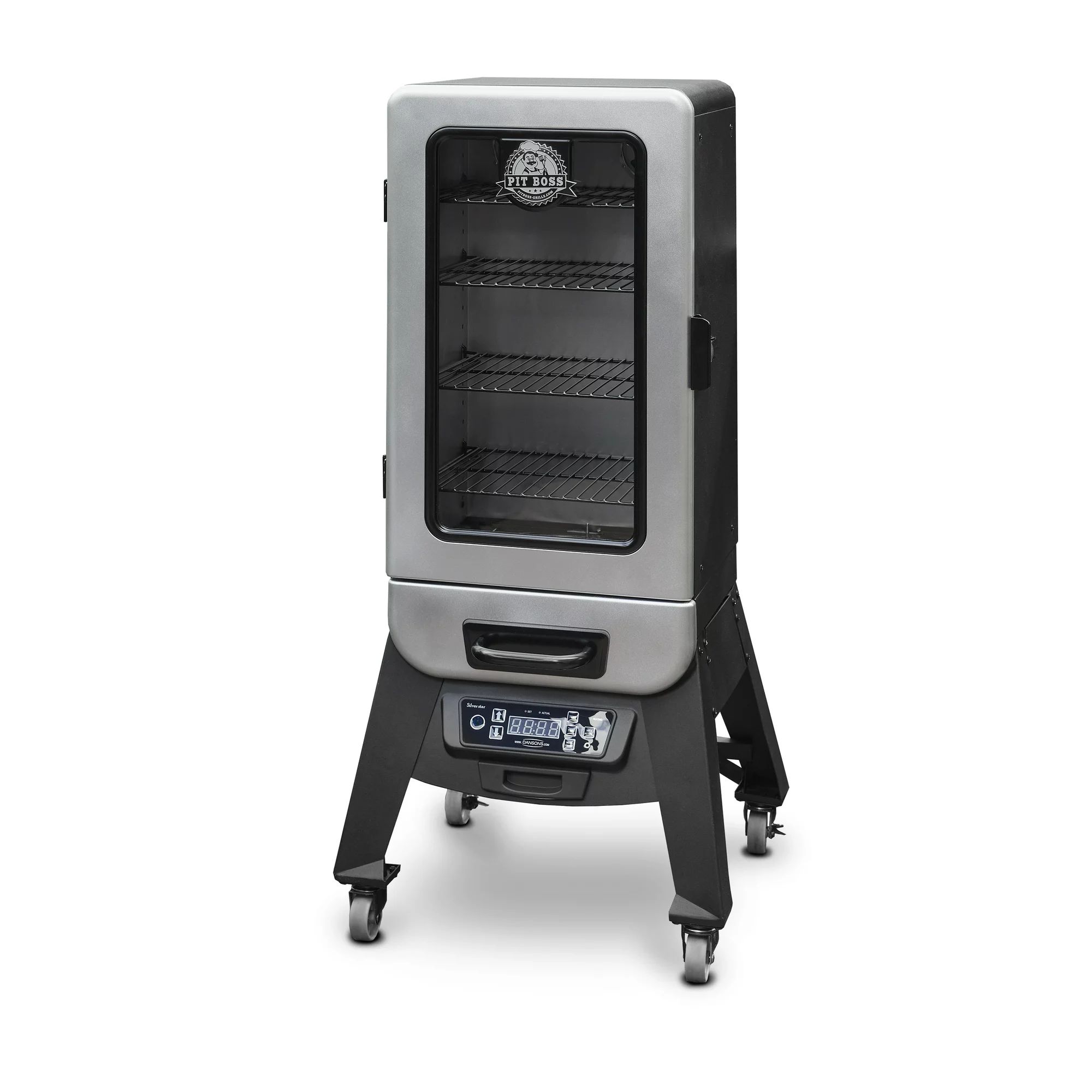 Pit Boss Silver Star 3-Series Digital Electric Vertical Smoker | Walmart (US)