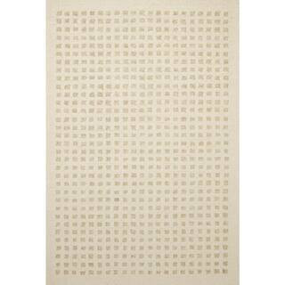 Chris Loves Julia x Loloi Polly Ivory/Natural 5 ft. x 7 ft. 6 in. Hand-Tufted Modern Area Rug | The Home Depot
