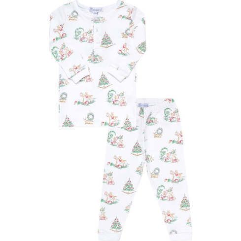 Christmas Toile Pajamas, Prints | Maisonette