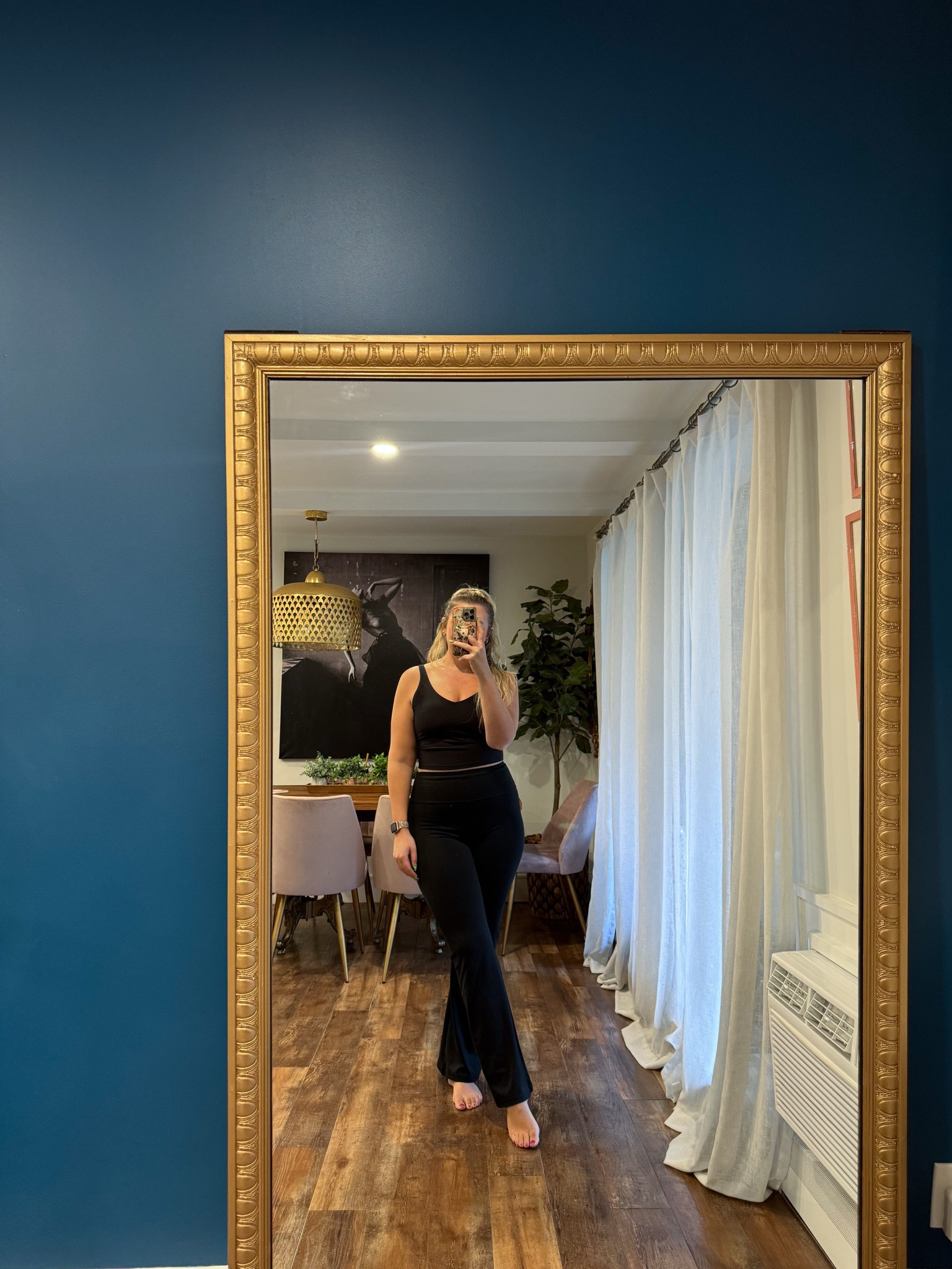 the BEST yoga pants! I don't wear anything else and they don't fall down. wearing a large. 

 #LTKfitnessgoals #LTKActive #LTKMidsize
