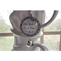 Oh Look It's Tea O'clock Charm, Cup Charm With Strainer, Party Favor, Loose Leaf Accessory | Etsy (US)