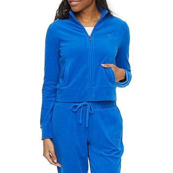 Juicy By Juicy Couture Womens Long Sleeve Mock Neck Zip Up Jacket | JCPenney