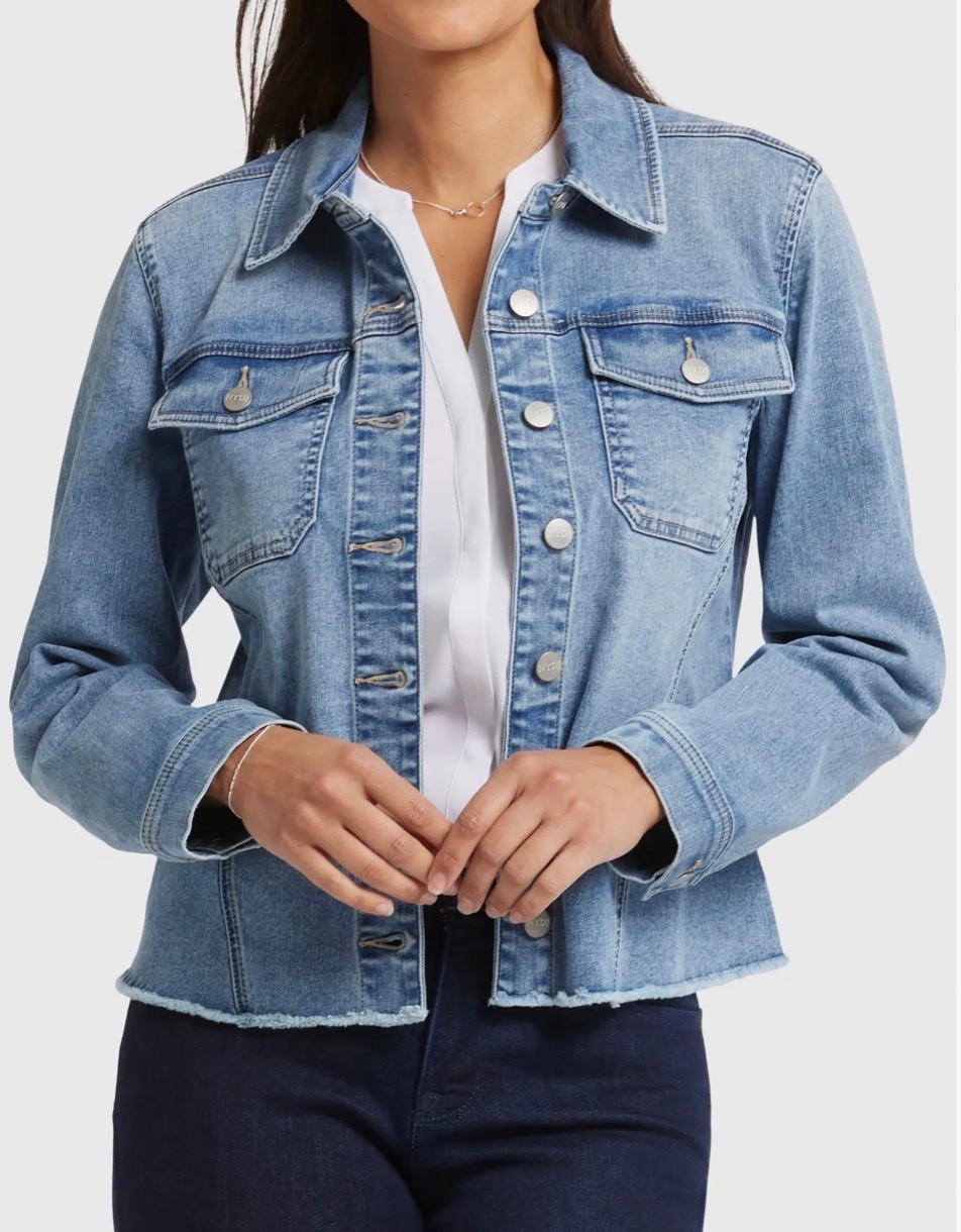 Classic & comfortable jean jacket. Love wearing a jean jacket with a sundress or skirt during a cool summer evening or for travel. 
#nordstrom #nordstromanniversarysale

#LTKSaleAlert #LTKTravel #LTKOver40