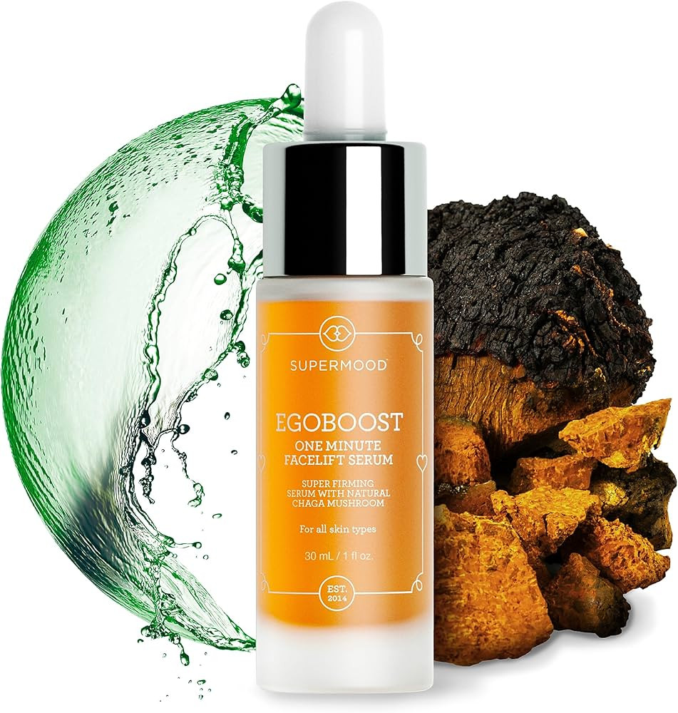 Egoboost Instant Face Lift Serum - Youthful Skin Face Serum, Made with Real Mushrooms Chaga Extra... | Amazon (US)