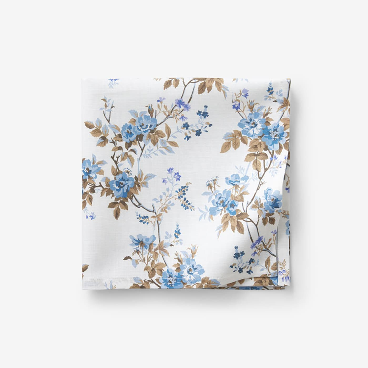 Navya & Gulab Napkins, Set of 4 - Havati Blue | The Company Store