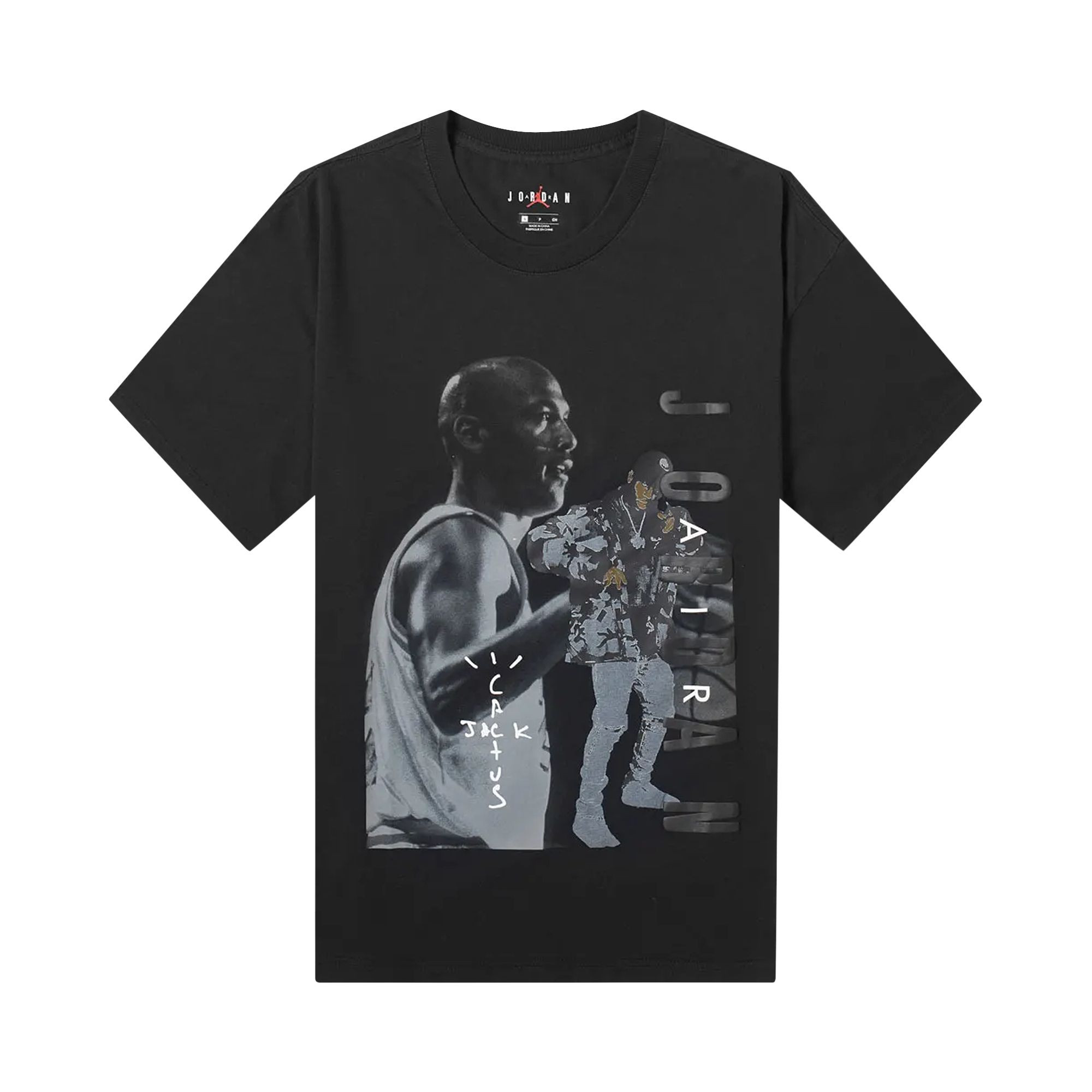 Cactus Jack by Travis Scott x Air Jordan T-Shirt 'Black' | GOAT