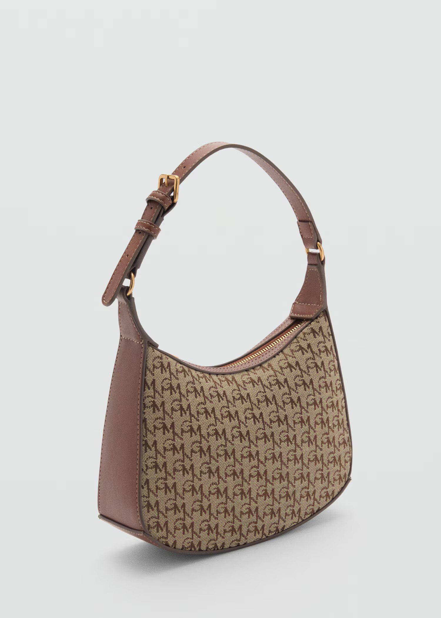 Shoulder bag with printed logo - Women | MANGO United Kingdom | MANGO (UK)