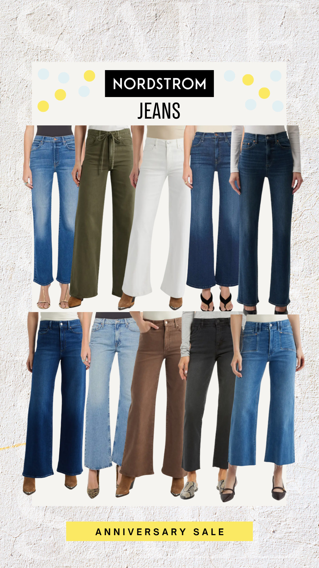 These Nordstrom Anniversary Sale jeans are timeless wardrobe staples you'll wear from summer straight into fall.

MOTHER jeans, summer denim outfits, everyday jeans style, versatile wardrobe staples, casual weekend outfits, transitional fall fashion, wide leg jeans, straight leg jeans, everyday denim, casual outfits, Nordstrom Anniversary Sale, nsale

#LTKSaleAlert