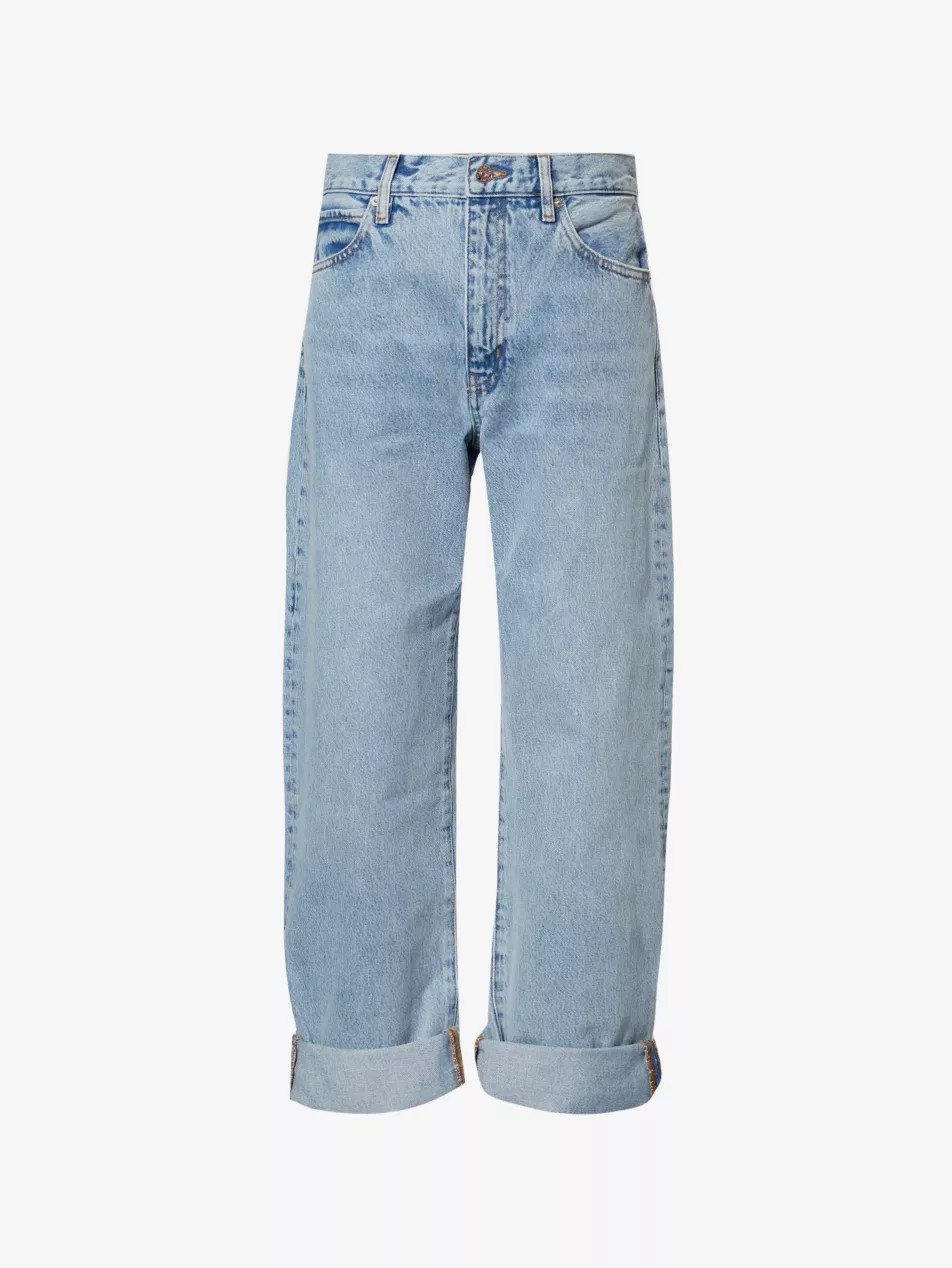 The Bubble Barrel-Leg High-Rise Denim Jeans | Selfridges