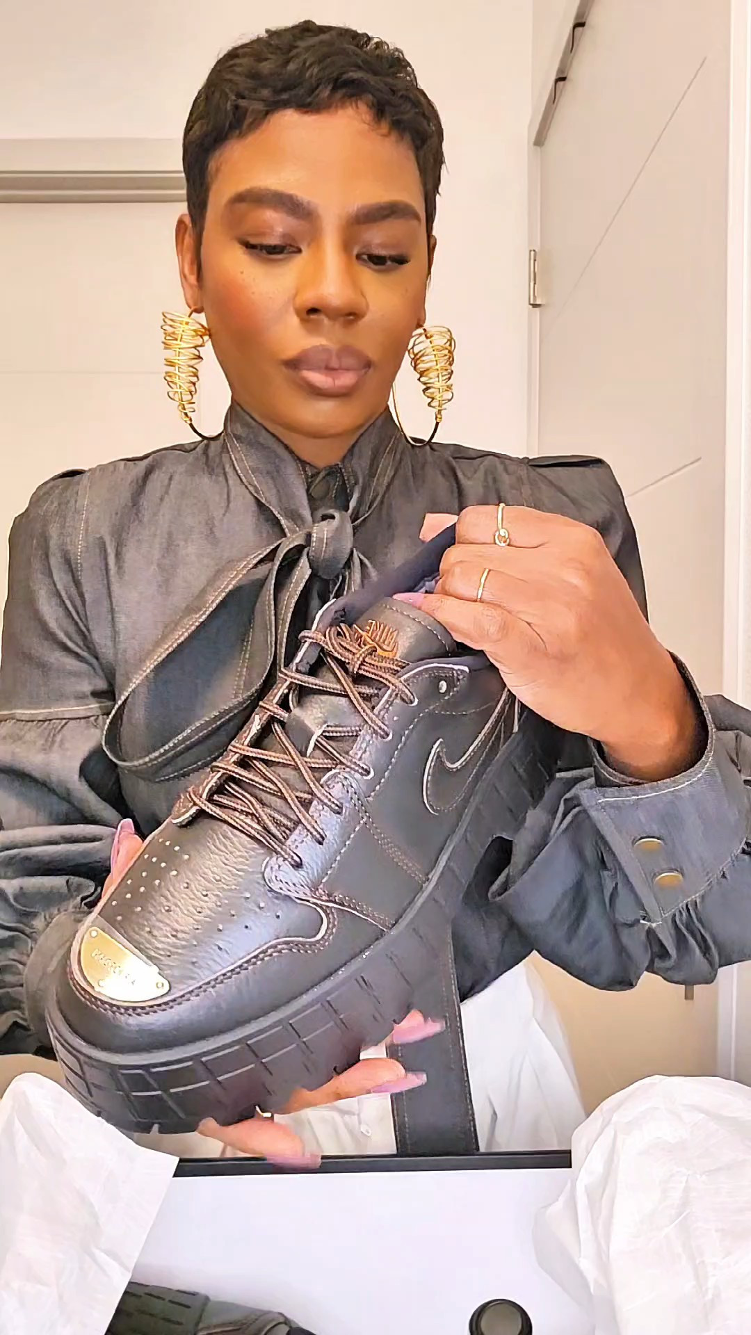 Platform Sneakers Unboxing | Nike Air Jordan Platform SneakersPlatform sneaker girls… I finally unboxed these Nike Air Jordan platform sneakers and I’m not sure how I feel yet are they cute or too chunky?

#LTKgrwm #LTKPetite #LTKootd