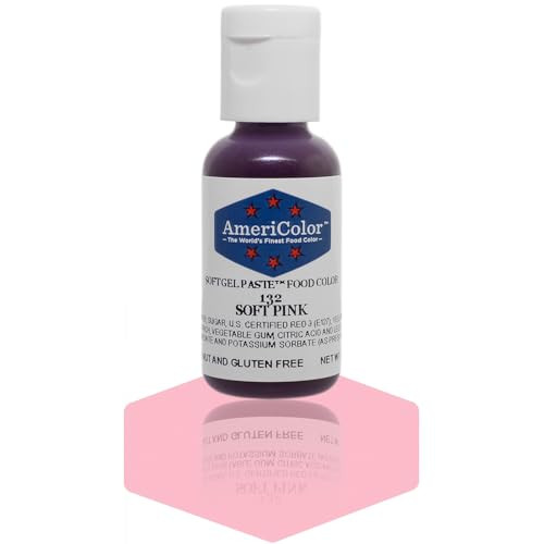 Americolor Soft Gel Paste Food Color, 3/4-Ounce, Soft Pink | Amazon (US)