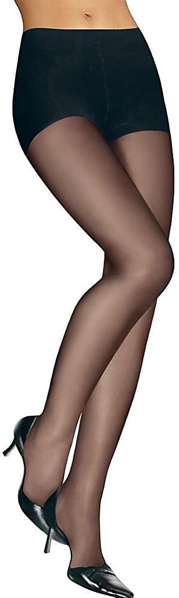 L'eggs Sheer Energy Medium Leg Support Control Top No-Roll Waistband Sheer Toe Tights, 2 Pair | Walmart (US)