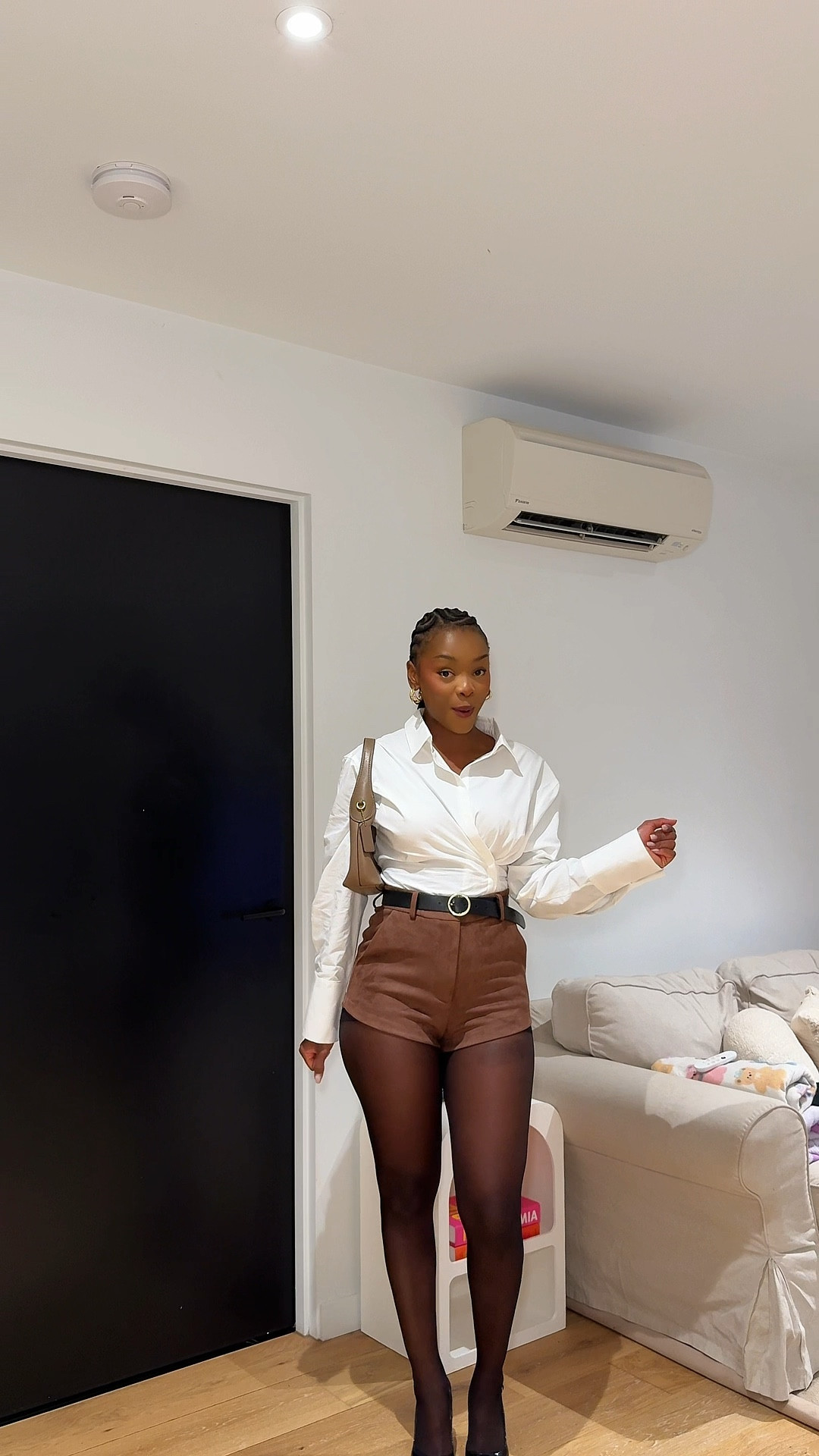 Micro shorts are such a vibe even in colder weather 

#LTKpetite #LTKaustralia #LTKstyletip