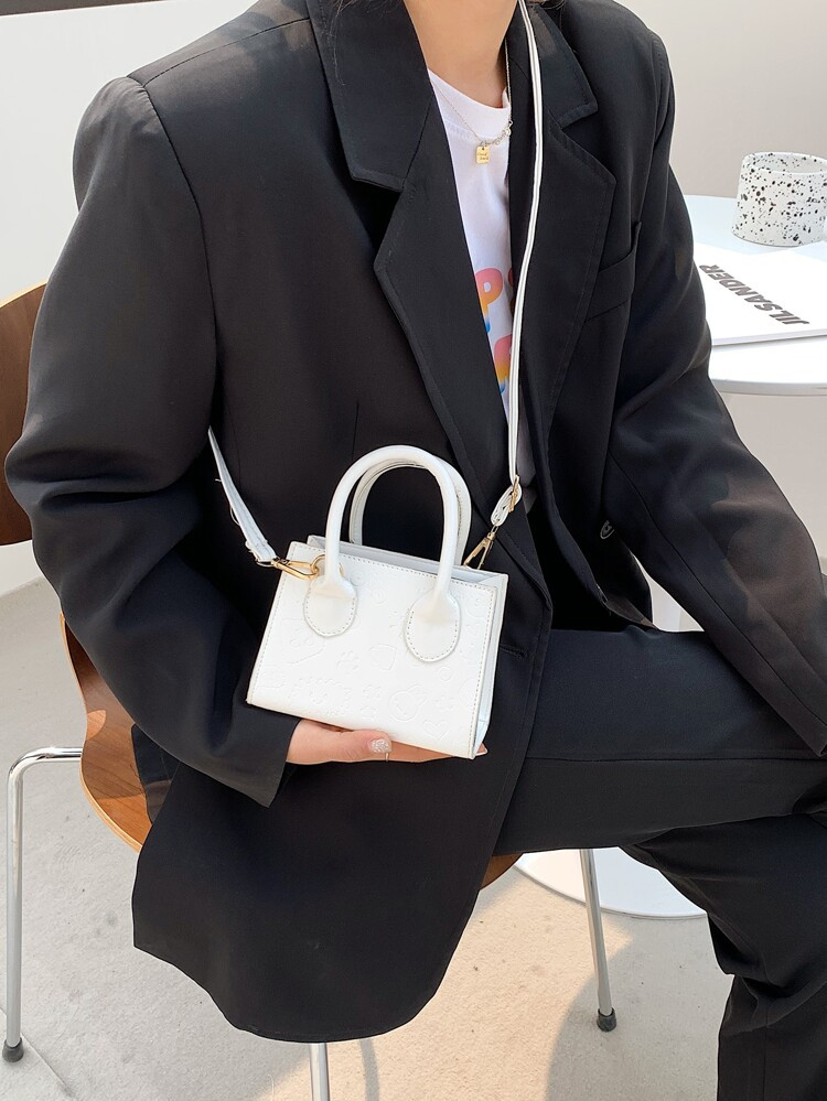 Mini Umhängetasche mit Karikatur Prägung | SHEIN