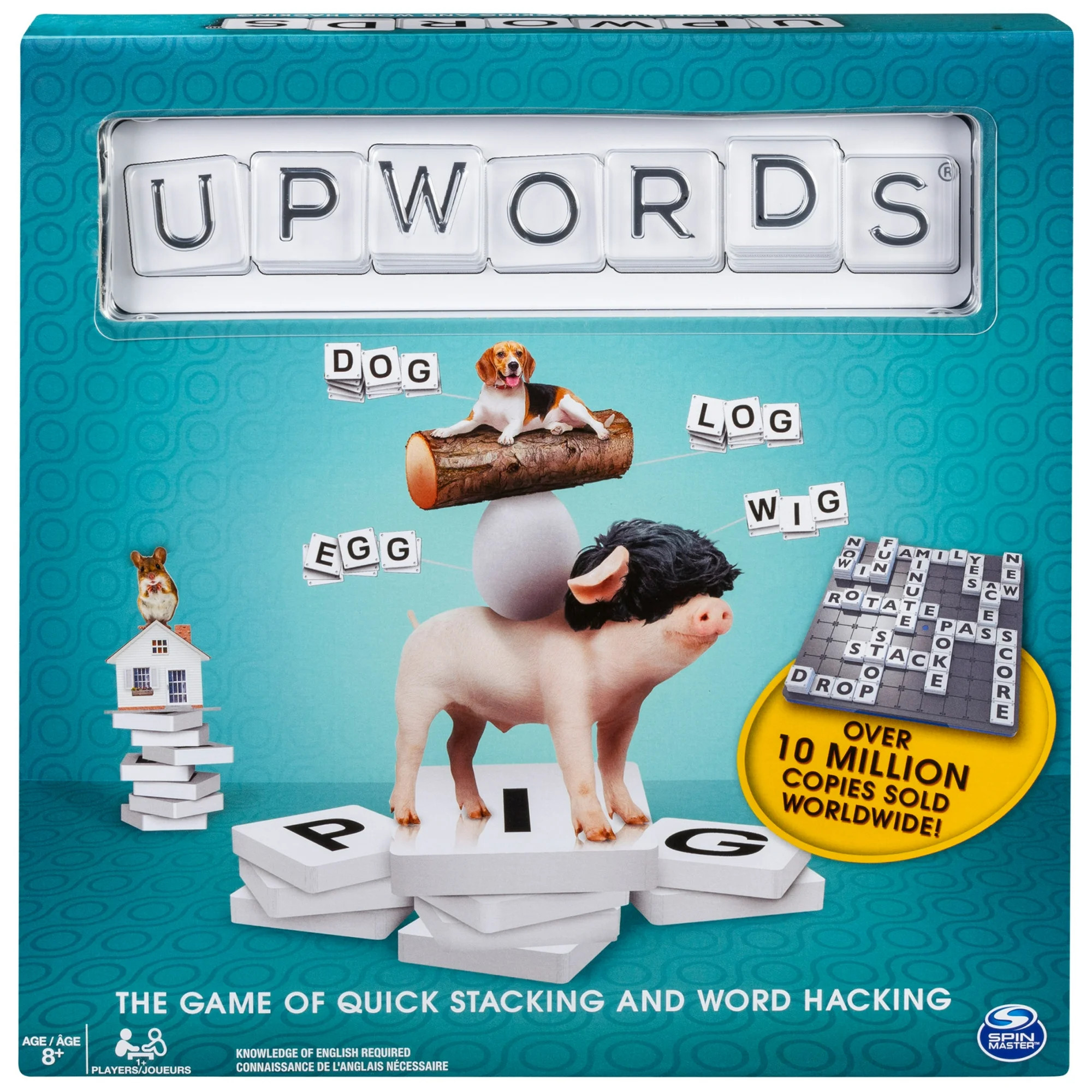Spin Master Games, Upwords, The Quick Stacking Word Games, for Ages 8+ - Walmart.com | Walmart (US)