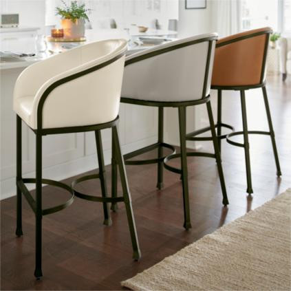 Sloan Low Back Bar & Counter Stool | Grandin Road | Grandin Road