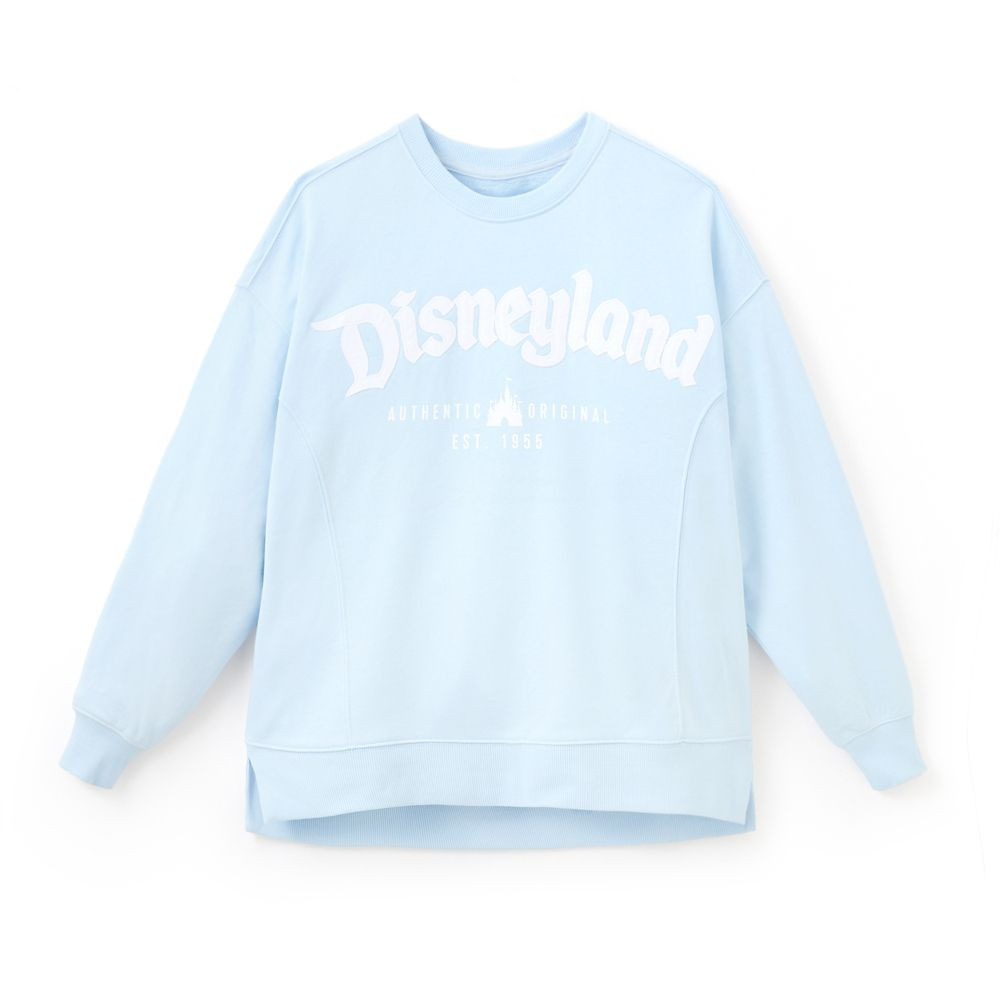 Disneyland Pullover Sweatshirt for Women – Light Blue | Disney Store