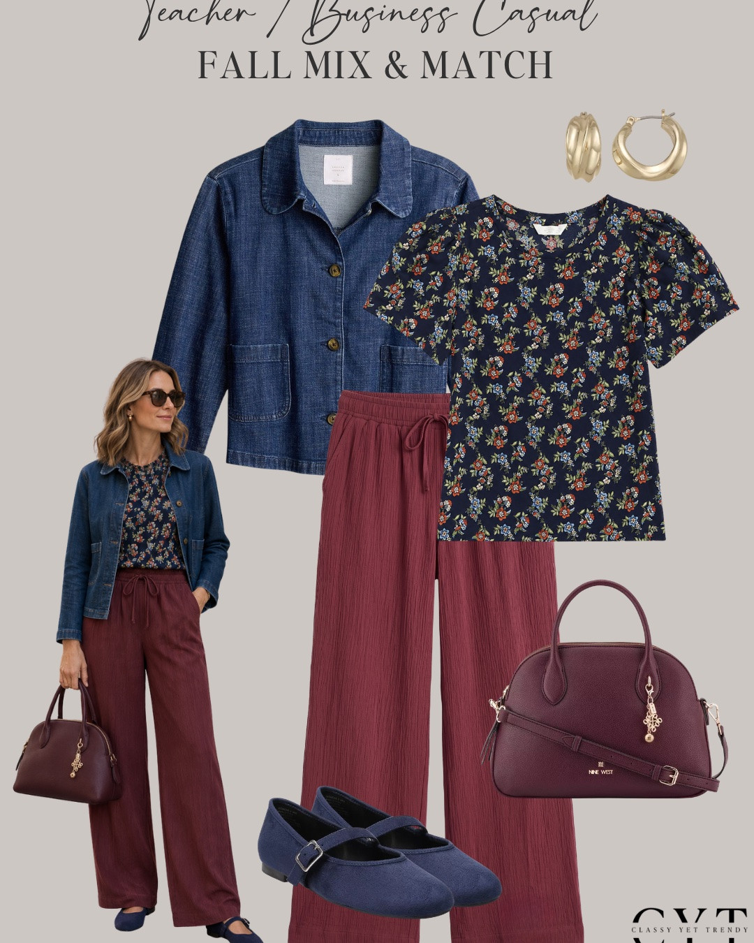 Teacher & Business-Casual Fall Mix and Match Outfits 🍁 Fall colors that will all coordinate for lots of outfit combinations! Make even more outfits by adding pieces from your closet ✔️Shop everything at @kohls #kohls #kohlspartner #kohlsfinds
#teacheroutfits #businesscasual