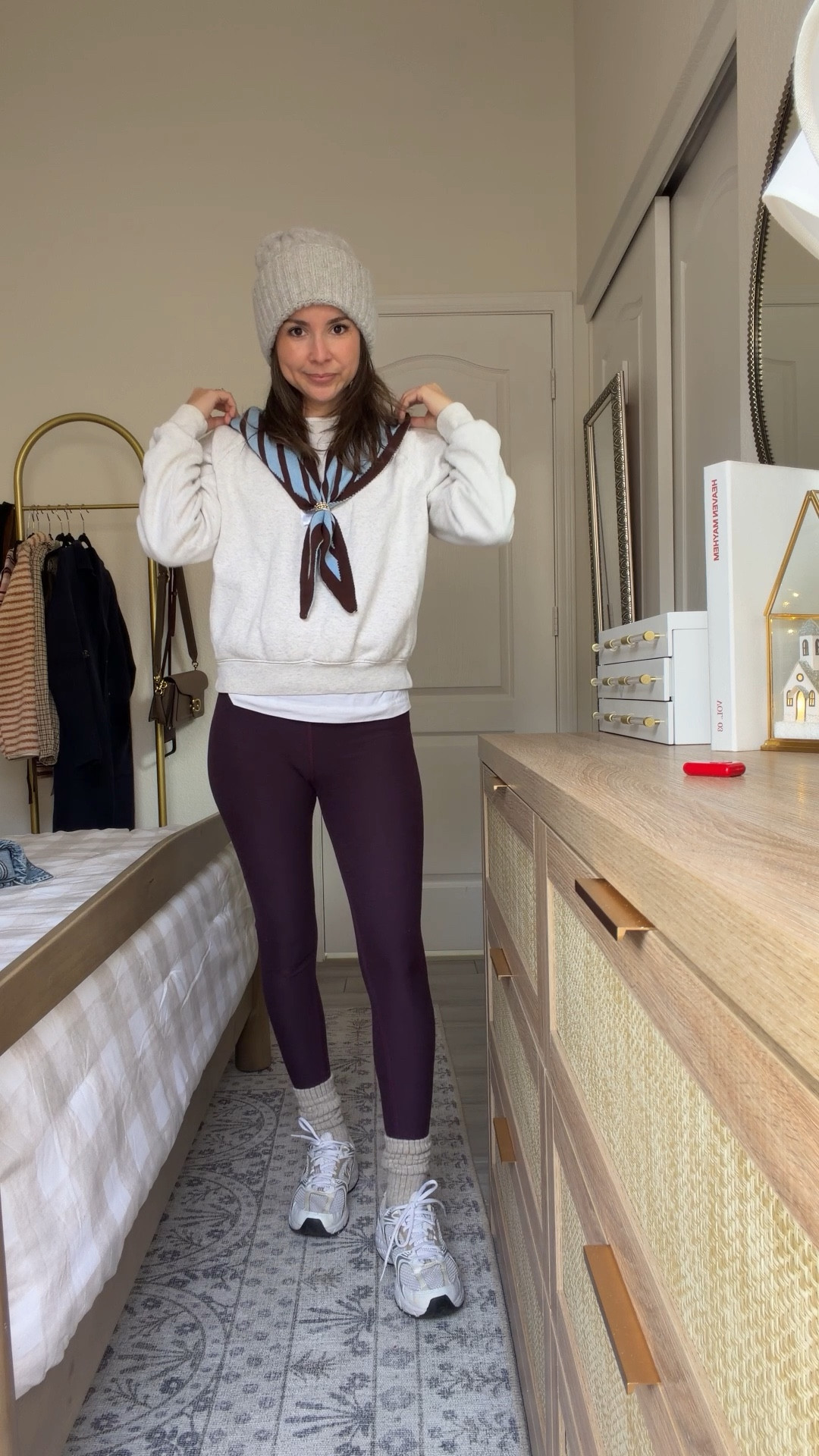 This is what I wear when I want to feel comfy and cute while running errands and grabbing coffee. Cozy layers, stretchy leggings, and sneakers I can walk in all day—nothing complicated, just pieces that work.
Everything is linked here.

Sweater XS 
Leggings XS 


Comment SHOP below to receive a DM with the link to this post on my LTK ⬇ https://liketk.it/5HvLx #ltkholiday #ltkactive #ltkpetite