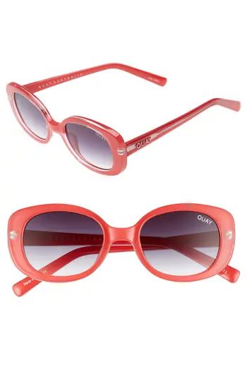 Women's Quay Australia Lulu 49Mm Sunglasses - Red Fade | Nordstrom