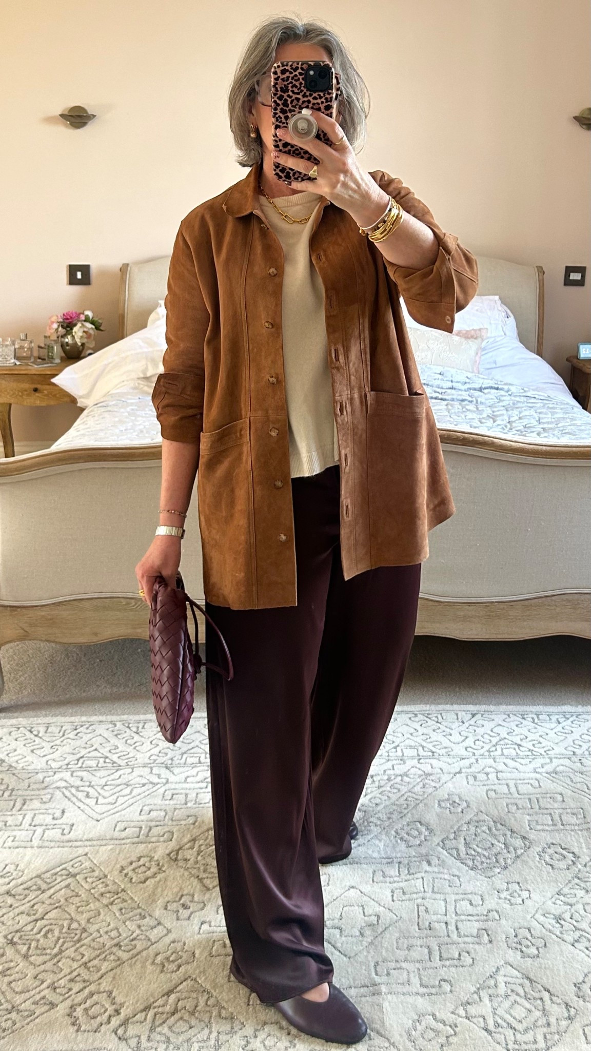 Spring casual going out look
An easy outfit for a night out 
Topshop satin trousers size 14
Sezane Jacket size medium 


Suede jacket 
Satin trousers
 Mary Jane shoes
Casual dressing 


#LTKmidsize #LTKover50style #LTKspring