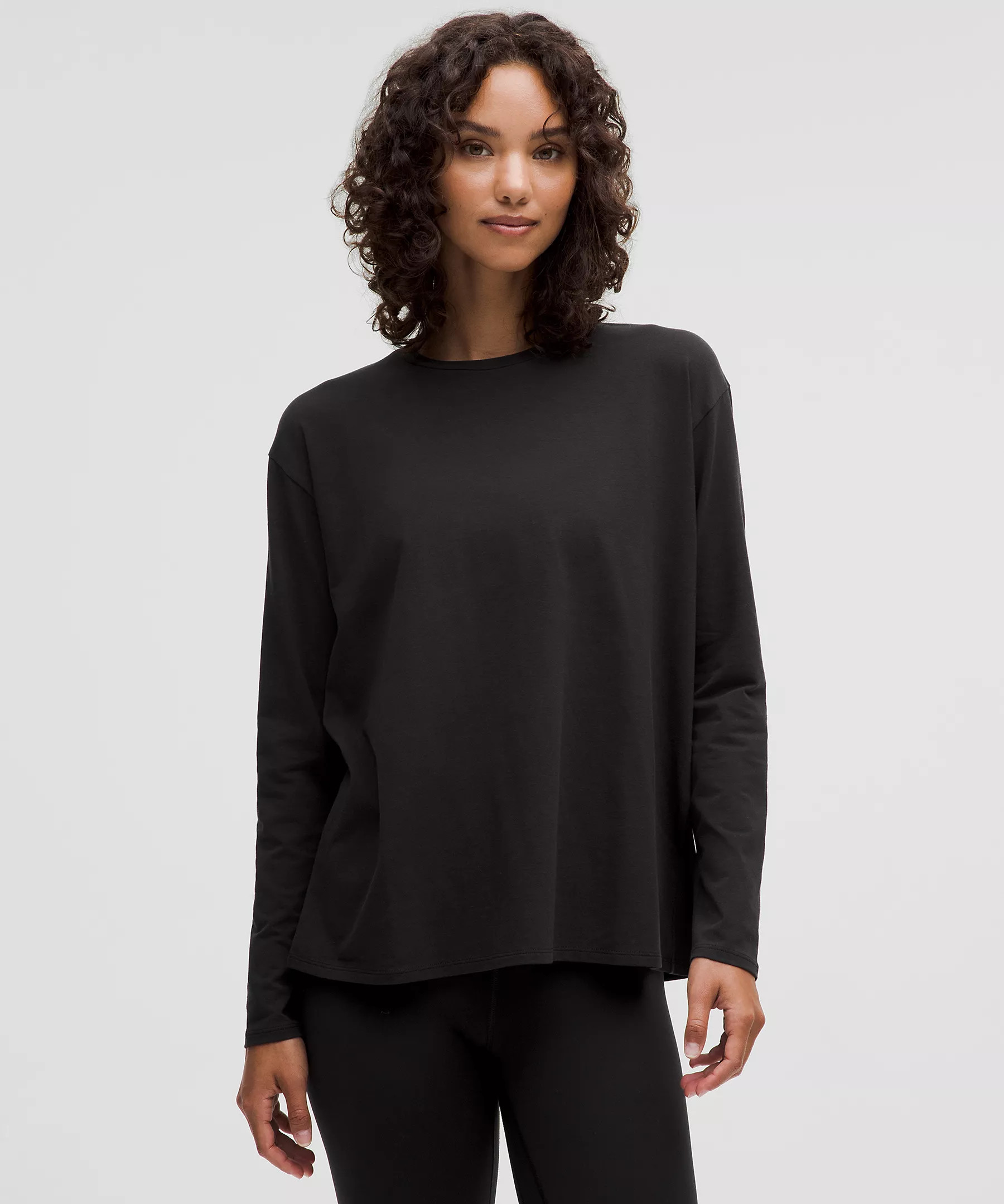 Twist-Back Relaxed-Fit Long-Sleeve Shirt | Women's Long Sleeve Shirts | lululemon | Lululemon (US)