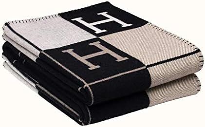 Petpany Blanket Fashion Knitted Large Super Soft Flying Thread Throw Wool & Cashmere Blanket for ... | Amazon (US)