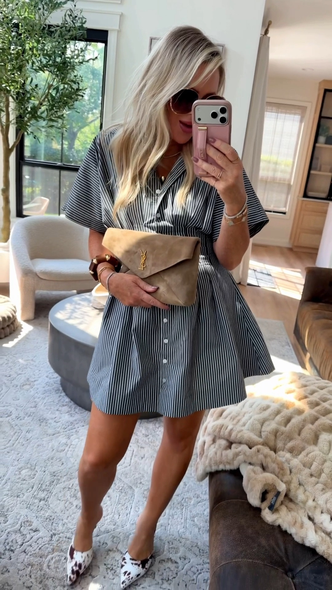 OOTD- wearing small. Dress also comes in black and it’s so cute with booties and a jacket too for fall! 🍂🍂🍂

#LTKOver40 #LTKWorkwear #LTKootd