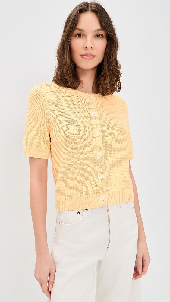 Elle Cardigan In Linen Cotton | Shopbop