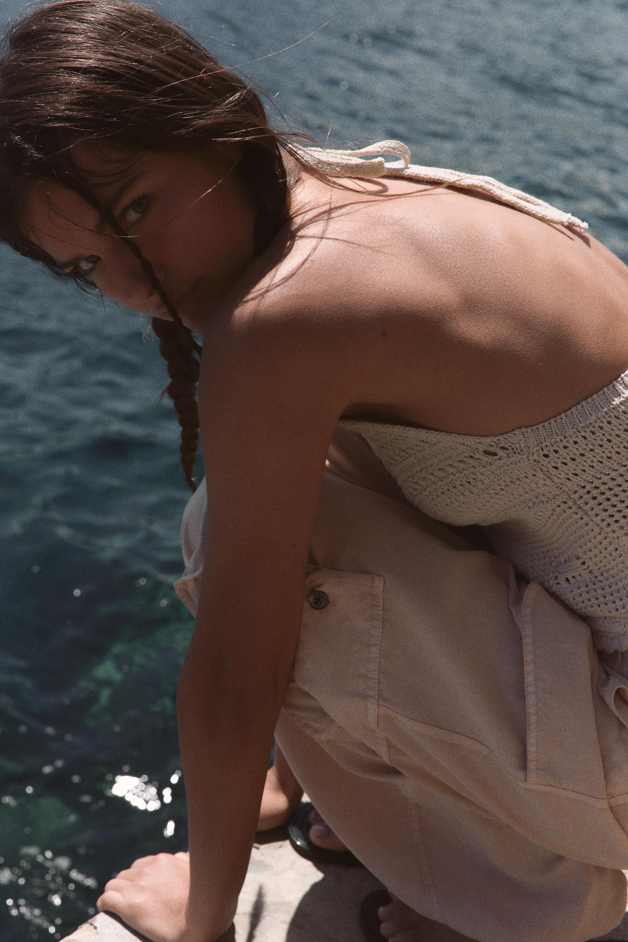 KNIT HALTER TOP | Zara US