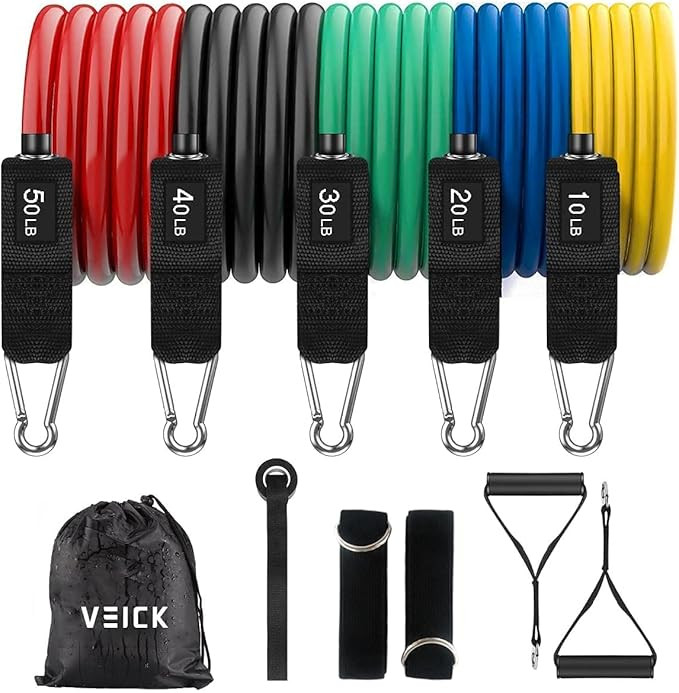 VEICK Resistance Bands, Exercise Bands, Workout Bands, Resistance Bands for Working Out with Hand... | Amazon (US)