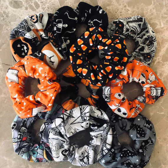 Halloween Scrunchies / Holiday Scrunchies | Etsy (US)