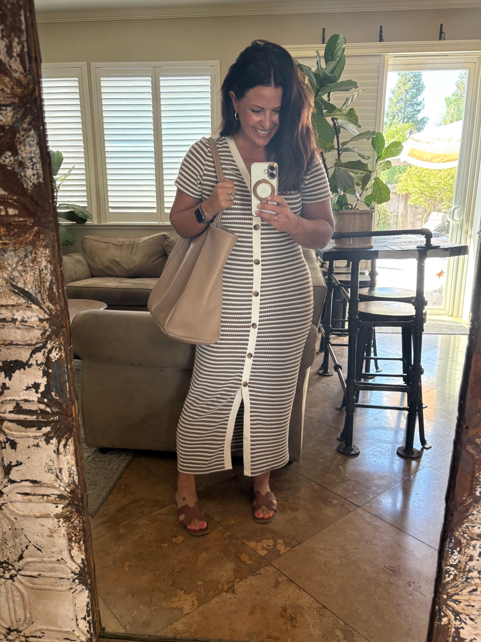 Comfiest dress that is perfect for Monday! Just throw it on! The buttons are not functional, so no gapping, dress is stretchy and very flattering. I’m 5’2” and wearing a small. 

Teacher outfit
Summer teacher stylee

#LTKPetite #LTKOver40 #LTKWorkwear