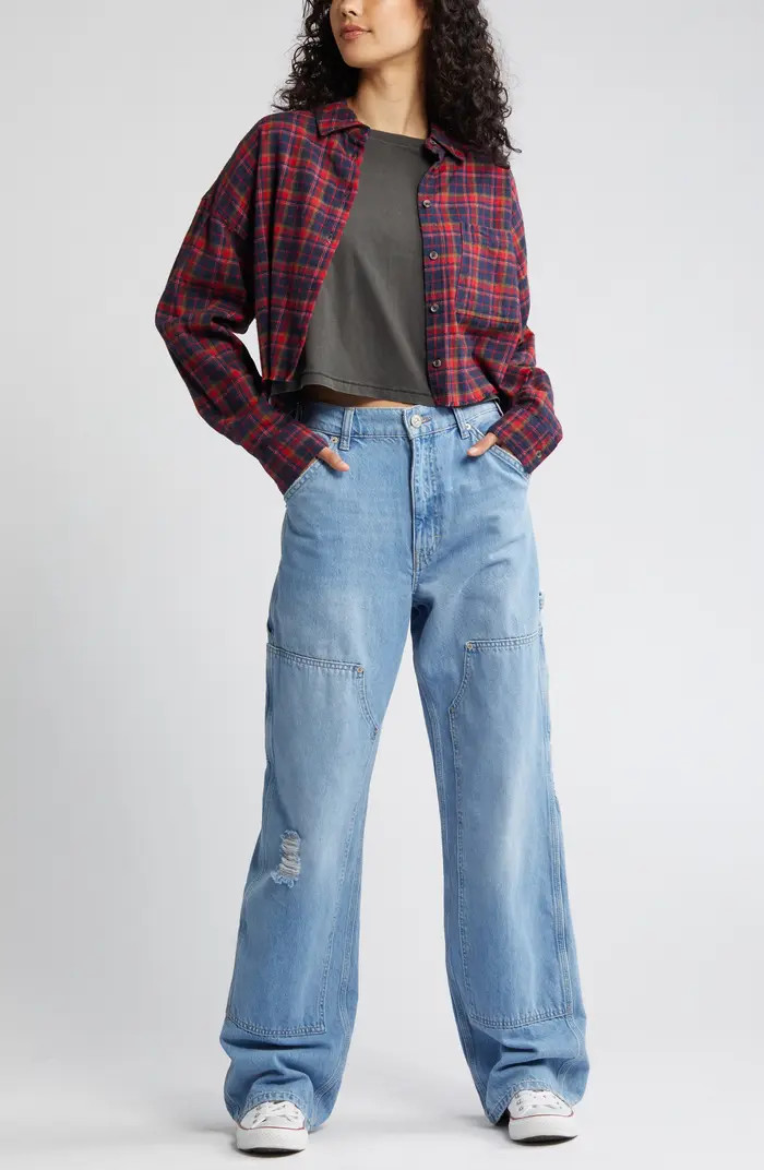 Oversize Crop T-Shirt | Nordstrom