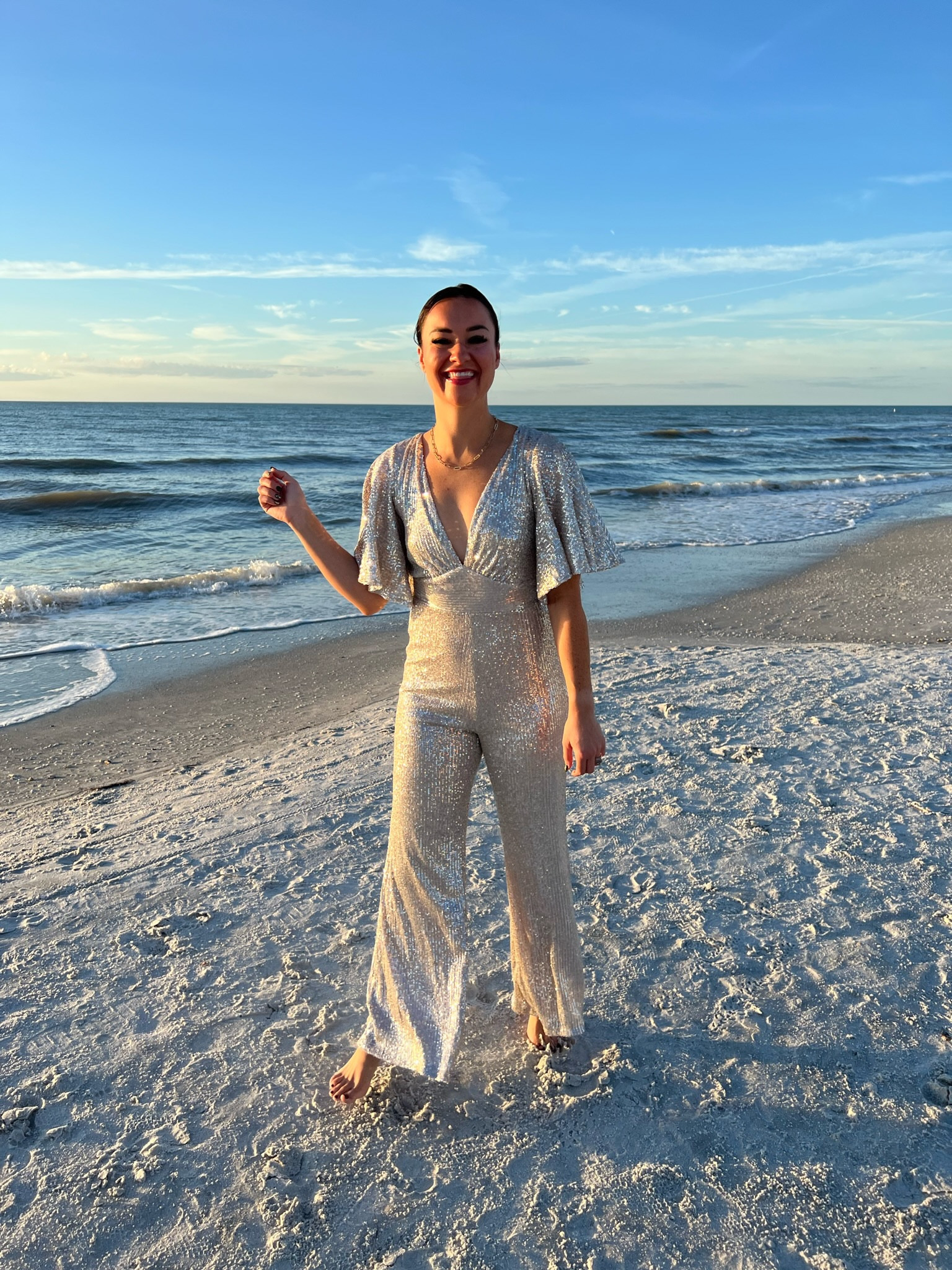 Sequin silver jumpsuit for holiday parties! Gifts for Her // Holiday Outfit // New Years Eve // New Years Eve outfit // nye outfit // red dress boutique // lulus boutique 

#LTKunder100 #LTKHoliday #LTKstyletip