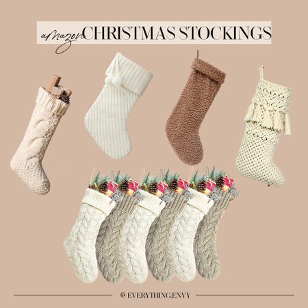 Our favorite neutral Christmas stockings on Amazon! 🎄

#LTKHoliday #LTKSeasonal