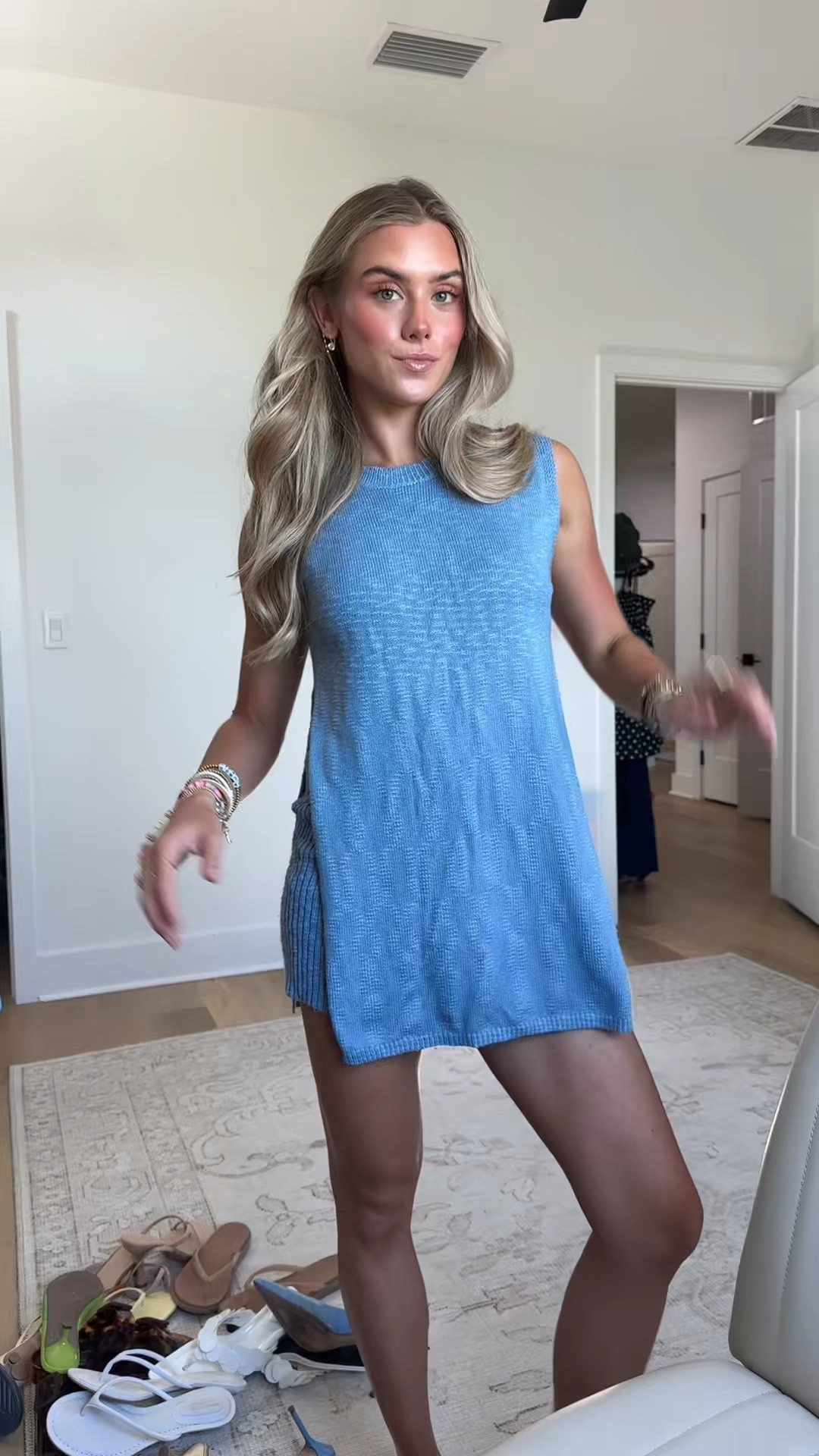 Amazon size XS UANEO Women 2 Piece Outfits Lounge Sets Summer Knit Sleeveless Top and Shorts Sweater Set

#LTKootd #LTKSaleAlert #LTKdayinmylife