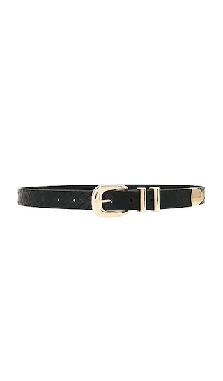 Atlas Belt in Quilted Black & Gold | Revolve Clothing (Global)