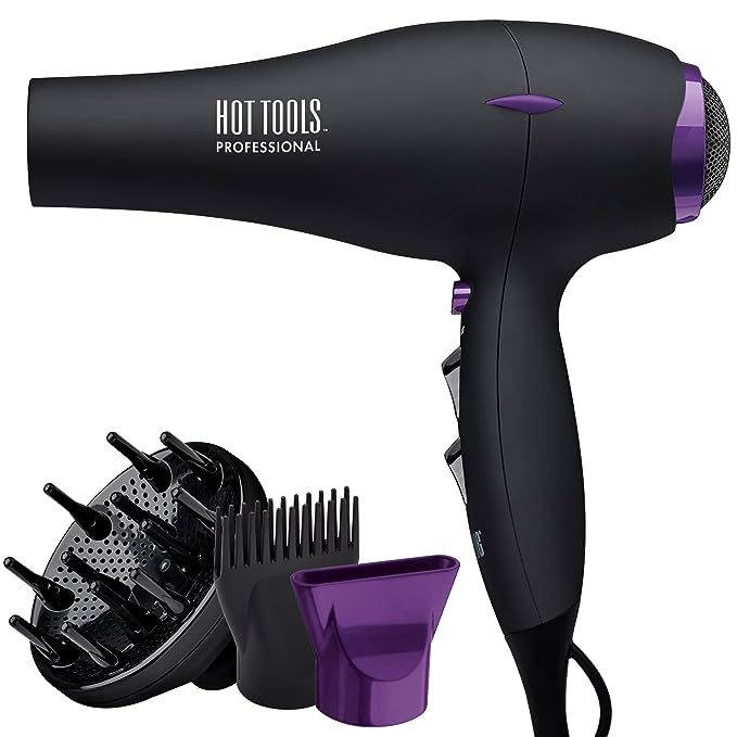 HOT TOOLS Pro Artist Tourmaline 2000 Turbo Hair Dryer | Lightweight with Quiet Blowout Results | Amazon (US)