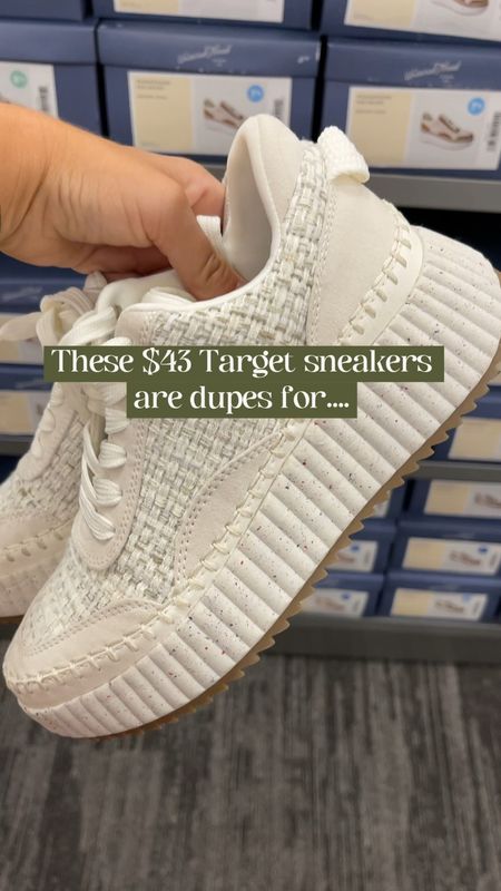 It’s easy to see why everyone loves the Chloe Nama sneakers but at almost $800 there is no way I am adding them to cart. 🛒

However, my bank account is much happier with these Target ones! And they are even more gorgeous in person. 

#chloerunners #chloe #chloé #chloè #chloegirls #sneakers #runners #sneaker #runner #tennishoes #tennies #looksforless #fashionforless #fashionreels #dealoftheday #fashionforless #lookforless #momstylelife #momstyles #momstyleinspo #dressforless #dupe #dupes #targetdupes #targetfashion #targetstyle. Target Chloe dupes. Target dupes. Target style. Target fashion. Target shoes. Target Chloe sneaker dupe.  Chloe nama sneaker dupe. Target haul  

#LTKstyletip #LTKfindsunder50 #LTKshoecrush