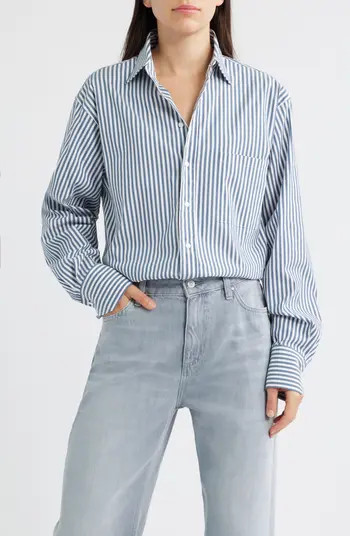 BOSS Saturday Stripe Woven Shirt | Nordstrom | Nordstrom