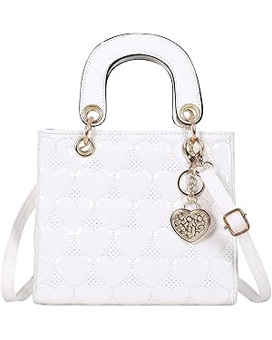 Purses and Handbag for Women Fashion Ladies Leather Top Handle Shiny Patent Satchel Shoulder Tote... | Amazon (US)