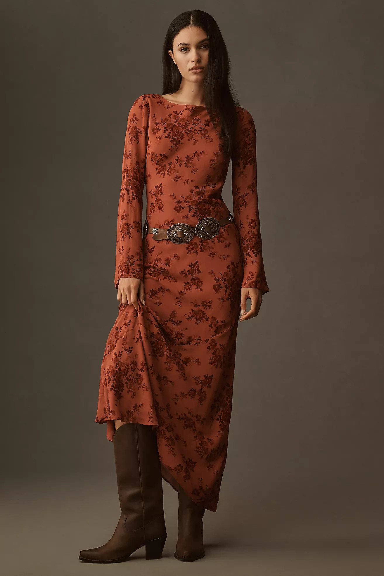 Reformation Esra Long-Sleeve Maxi Dress | Anthropologie (US)
