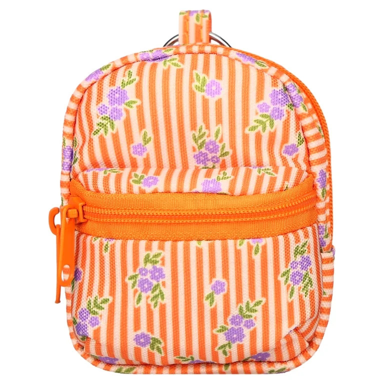Pen+Gear Mini Backpack Charm, Orange Floral, 3.55 inch | Walmart (US)