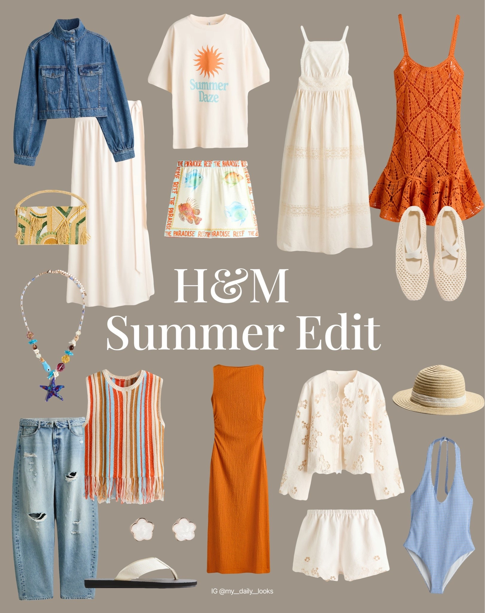 H&M Summer Edit 🧡

Tags: embroidery, crochet, bordado inglés, H&M haul, melange blouse, capsule wardrobe, high street, summer outfits, summer dresses, vacation outfits beach, travel outfits.

#LTKSeasonal #LTKootd

#LTKsummer #LTKstyletip #LTKdresses