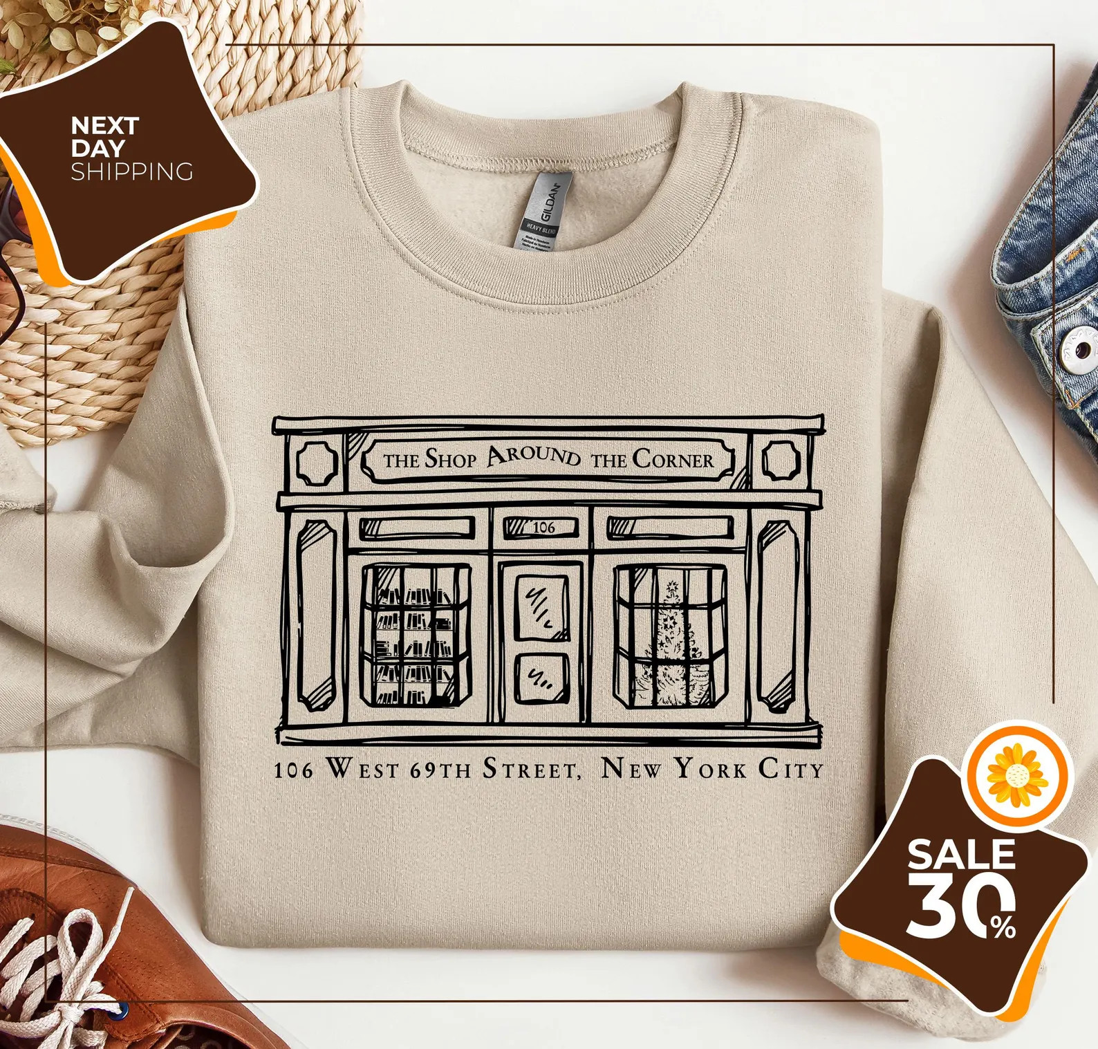 You've Got Mail Crewneck Sweatshirt | The Shop Around The Corner 90's Movie Merch OVersized Sweat... | Etsy (US)