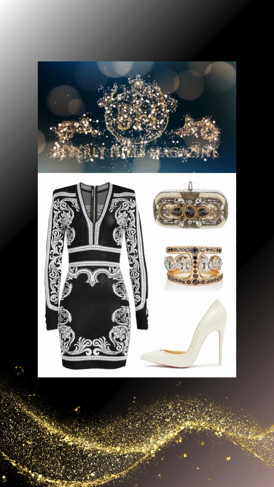 BALMAIN DRESS STYLE ✨

Looking for that perfect look that feels cool, fun, and effortlessly flirty? Balmain dress style delivers a bold blend of elegance and edge, designed to turn every entrance into a moment.

A sculpted dress with a luxurious look redefines modern style creating a sleek, second-skin silhouette that commands attention.

Whether you''re dressing for a date or girl's nightout, this is high-fashion energy made for unforgettable memories.

https://www.beverlyhillsmagazine.com/shop

#Fashion #Style #ShopStyle #HollywoodCelebrities