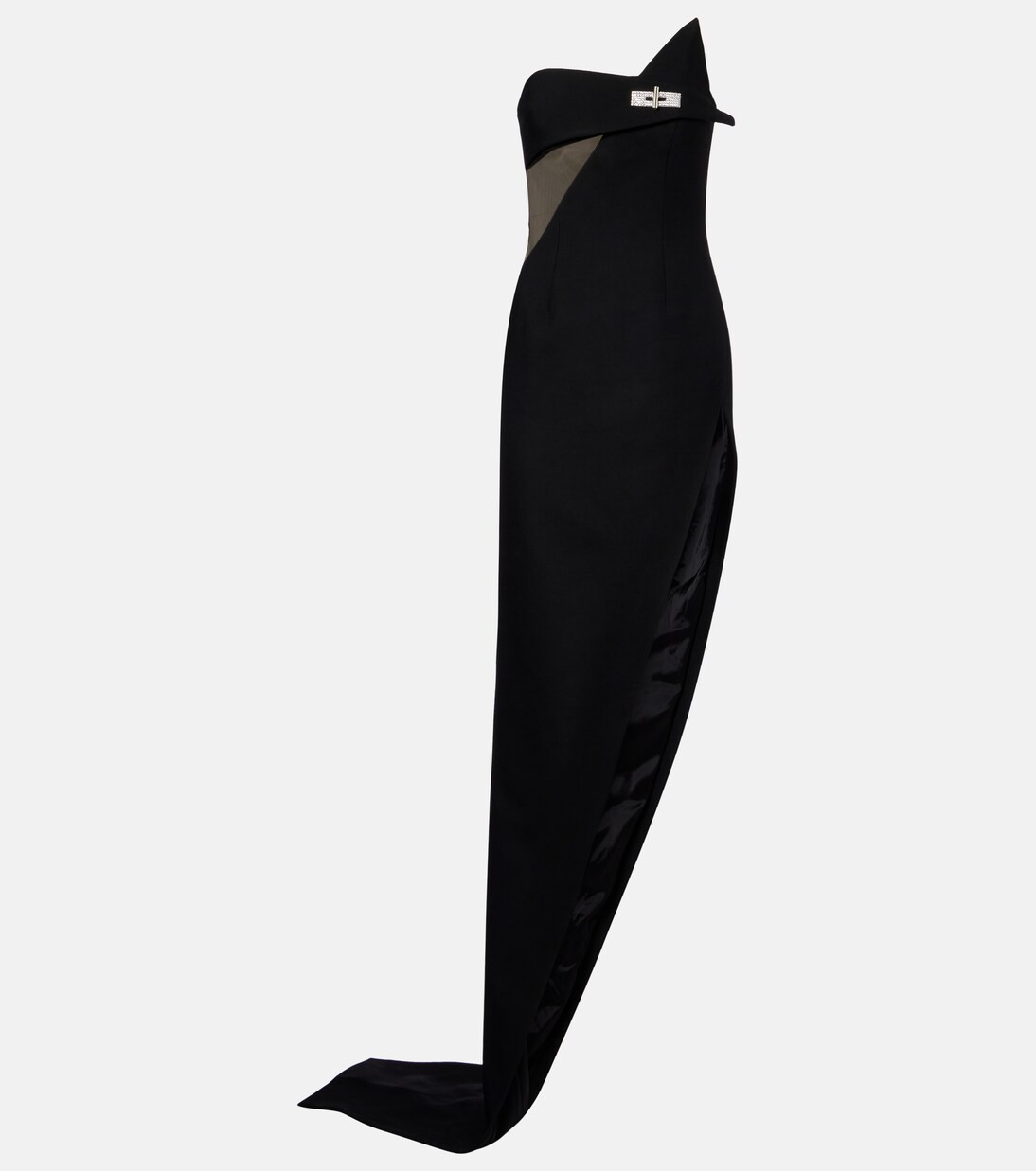 Cutout asymmetric wool-blend gown | Mytheresa (US/CA)