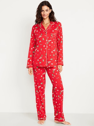 Sunday Sleep Knit Jersey Pant Set | Old Navy (US)